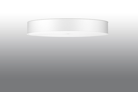 Plafond SKALA 100 blanco + 6x bombilla LED E27 4000K Fría 7,5W 650lm