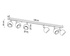 Plafond OCULARE 6L blanco +6x Bombilla LED GU-10 4000K Fría 7W 630lm