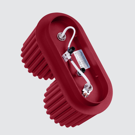 Lámpara de techo AURA 2 burdeos GU10