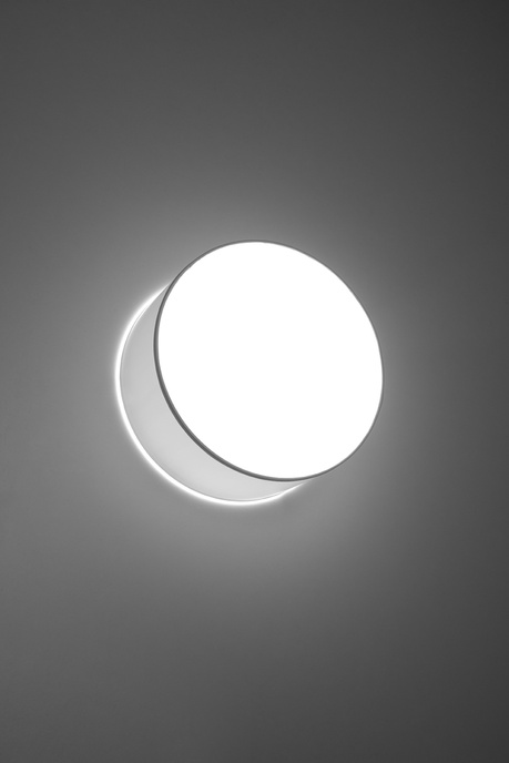 Plafón de techo ARENA 25 GRIS + 1x bombilla LED E27 3000K Cálida 7,5W 620lm