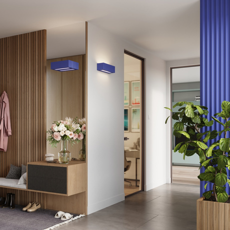 Aplique de cerámica RIGATA ultramarino