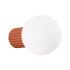 Aplique HALO rojo ocra IP44