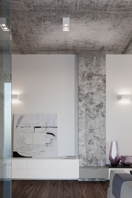 Plafond QUAD MAXI blanco + 2x bombilla LED GU-10 4000K Fría 7W 630lm