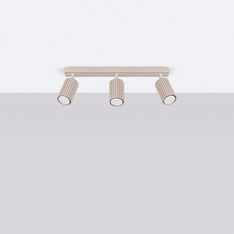 Lámpara de techo KARBON 3L taupe