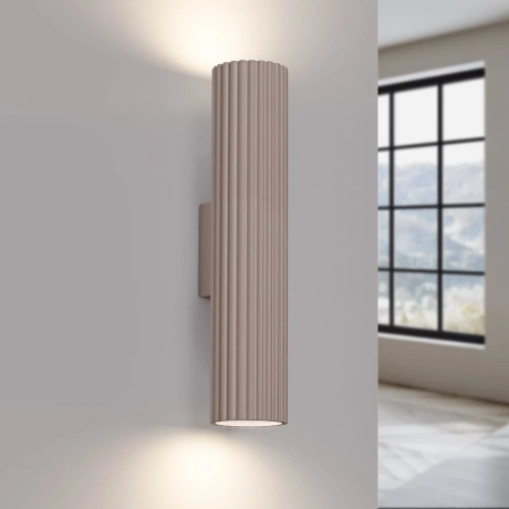 Lámpara de pared KARBON 30 taupe