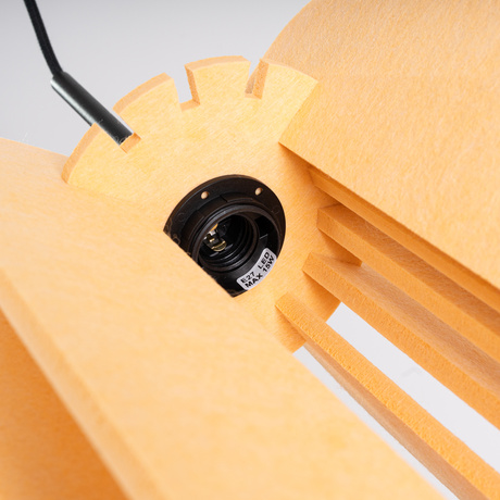 Lámpara colgante MULA 27 amarillo