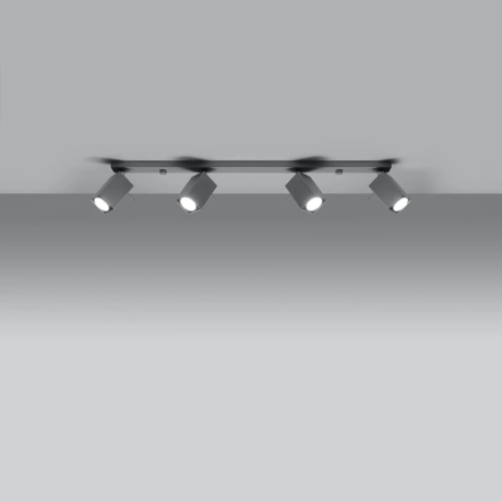 Lámpara de techo MERIDA 4L gris