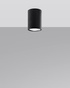 Plafond LAGOS 10 negro + 1x bombilla LED GU-10 4000K Fría 7W 630lm
