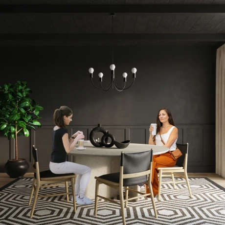 Lámpara PICCOLO 5 negra