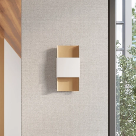 Aplique DURLIN oro/blanco