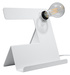 Lámpara de escritorio INCLINE blanca + 1x bombilla LED E27 4000K Fría 7,5W 650lm