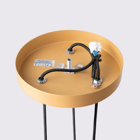 Lámpara colgante KARBON 3P oro