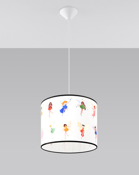 Lámpara colgante Fairy 30 + 1x bombilla LED E27 3000K Cálida 7,5W 620lm