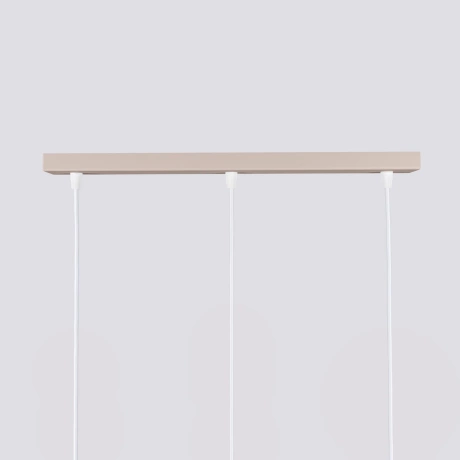 Lámpara colgante KARBON 3L taupe