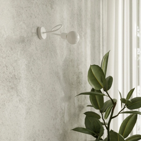 Araña LOOP 5 blanca