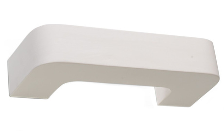 Aplique de cerámica MAGNET blanco + 1x bombilla LED E27 3000K Cálida 7,5W 620lm