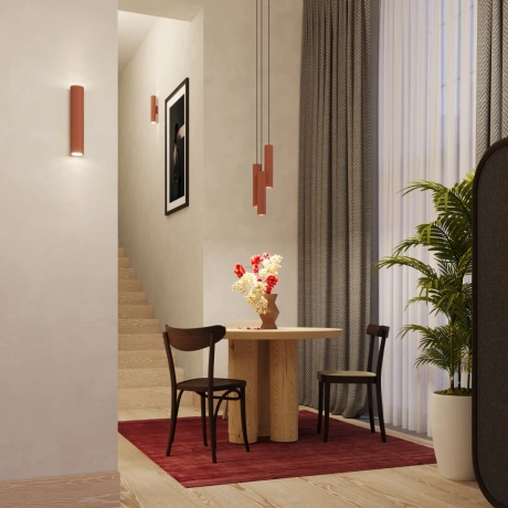 Aplique LAGOS 2 rojo ocre