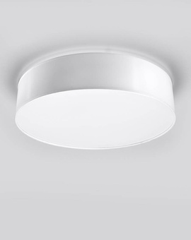 Plafón de techo ARENA 25 GRIS + 1x bombilla LED E27 3000K Cálida 7,5W 620lm