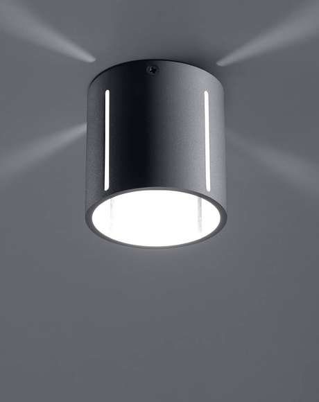 Plafond INEZ gris + 1x bombilla LED G9 3000K cálida 4,5W 510lm