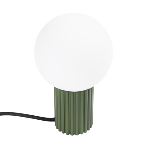 Lámpara de mesa HALO verde oliva