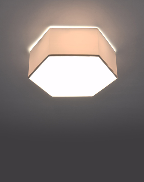 Plafond SUNDE 11 blanco + 2x bombilla LED E27 3000K Cálida 7,5W 620lm