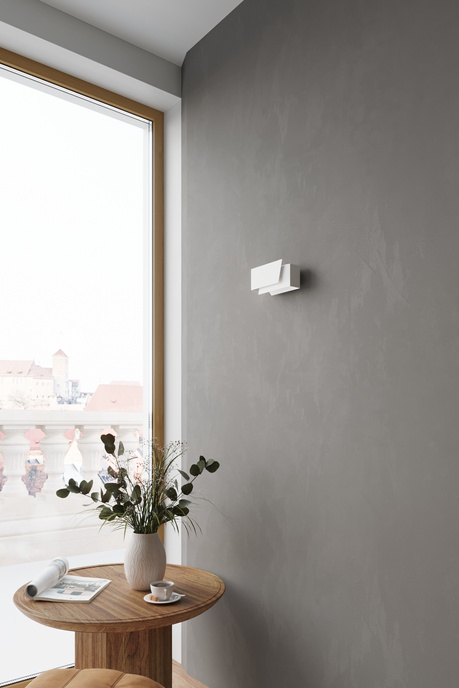 Aplique PIEGARE blanco + 1x bombilla LED G9 4000K Fría 4,5W 530lm