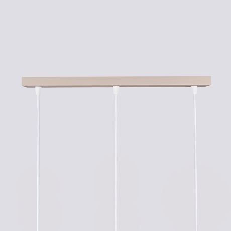 Lámpara colgante KARBON 3L taupe