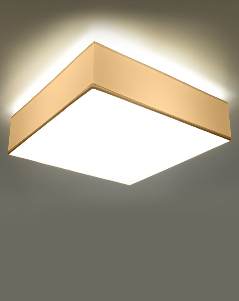 Plafón de techo HORUS 55 BLANCO + 4x bombillas LED E27 4000K Fría 7,5W 650lm