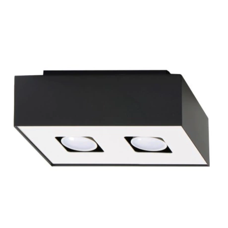 Lámpara de techo MONO 2 negra