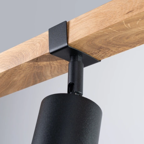 Lámpara de techo FAGER 3 negra