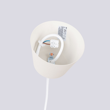 Lámpara colgante BILO beżowa