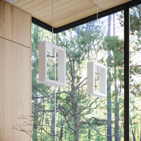 Lámpara colgante ARIES blanca