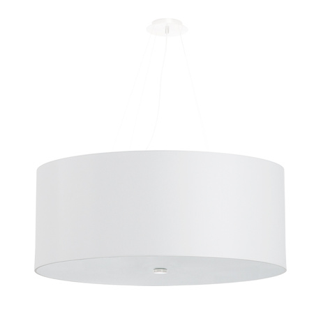 Lámpara OTTO 70 blanca + 6 bombillas LED E27 3000K Cálida 7,5W 620lm