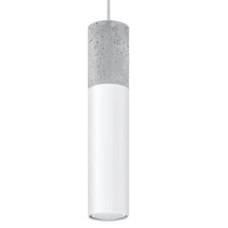 Lámpara colgante BORGIO 1 blanco