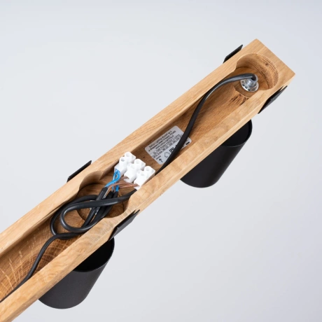 Lámpara de techo FAGER 3 negra