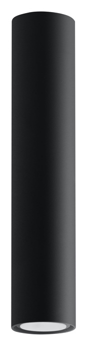 Plafond LAGOS 30 negro + 1x bombilla LED GU-10 4000K Fría 7W 630lm