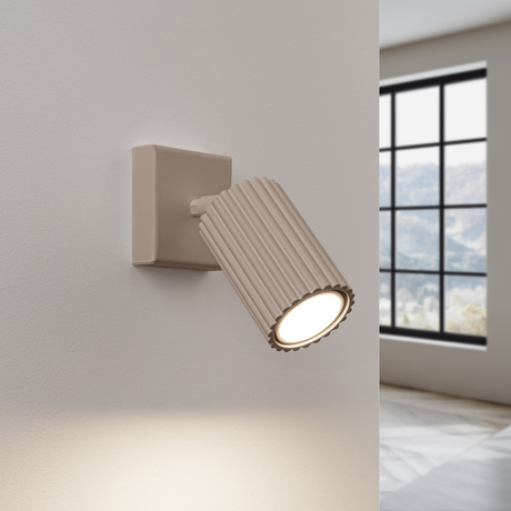 Lámpara de pared KARBON taupe