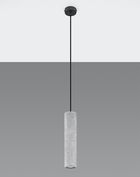 LUVO 1 lámpara colgante + 1x GU-10 3000K cálido 7W bombilla LED 620lm