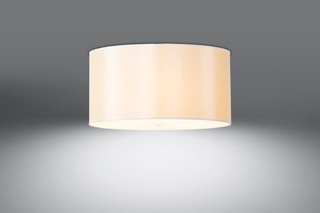 Plafond OTTO 50 blanco + 5x Bombilla LED E27 3000K Cálida 7,5W 620lm