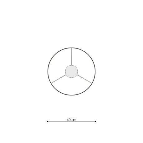 Lámpara colgante PRINCESS 40