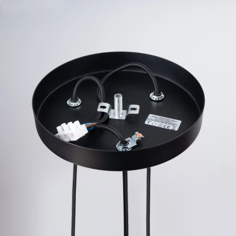 Lámpara colgante ARCHE 3P negra