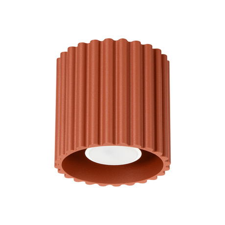 Plafón AURA 1 rojo ocre GU10
