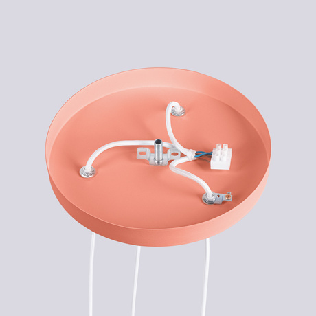 Lámpara colgante HALO 3P melocotón