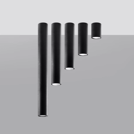 Plafón LAGOS 20 negro