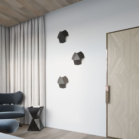 Aplique TRE negro + 2x bombilla LED G9 3000K Warm 4.5W 510lm