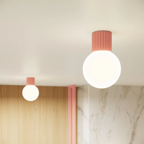 Lámpara de techo HALO melocotón IP44