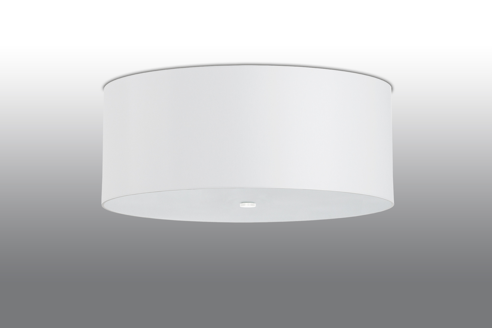 Plafond OTTO 70 blanco + 6x Bombilla LED E27 3000K Cálida 7,5W 620lm