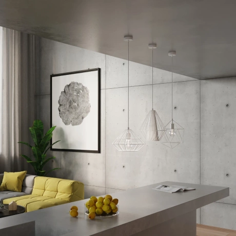 Lámpara colgante UMBERTO blanco