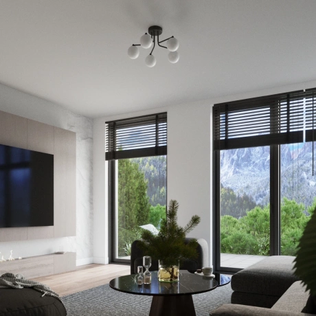 Araña ASTRAL 5 negra