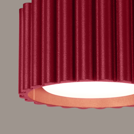 Lámpara de techo AURA 1 burdeos Gx53